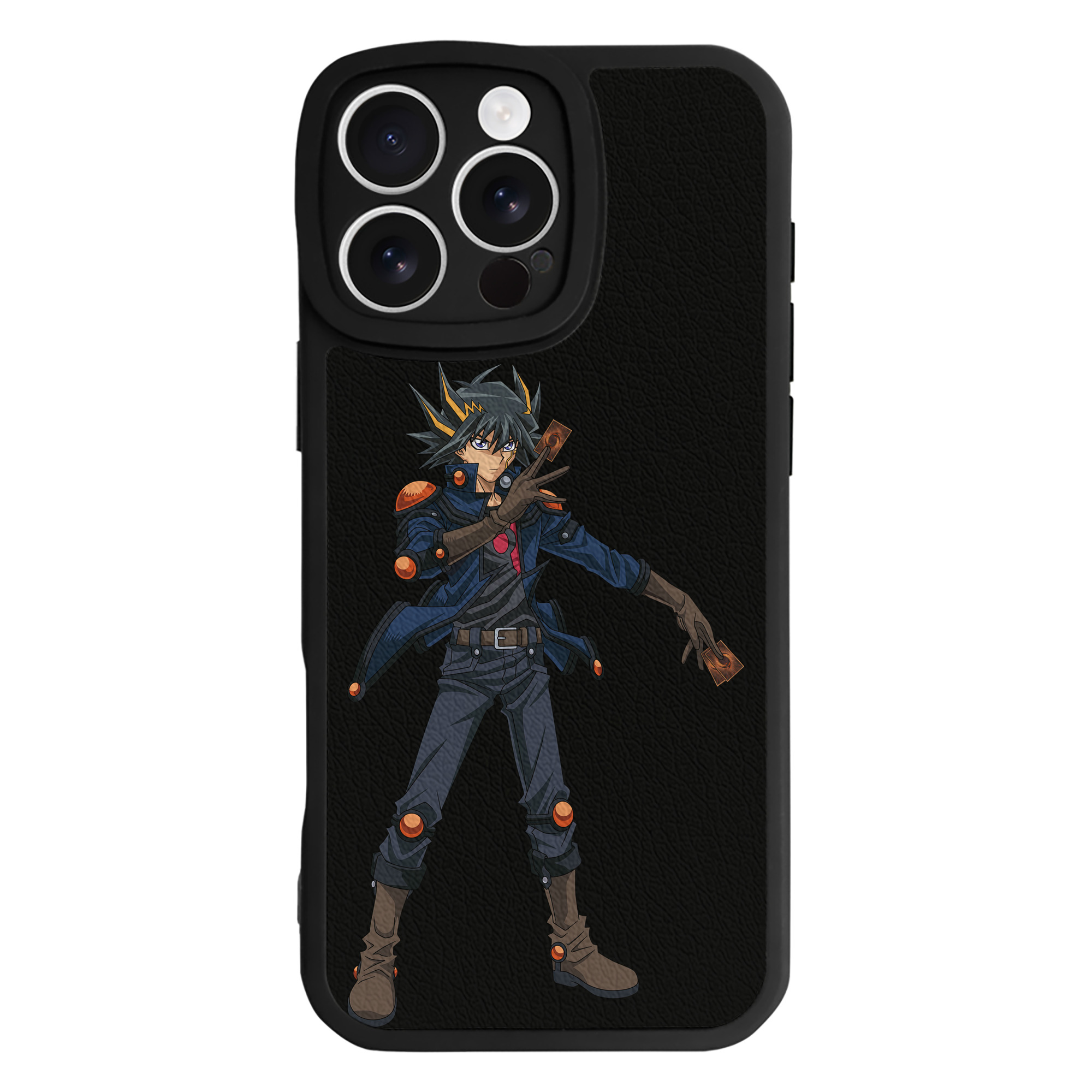 遊☆戯☆王 Yu-Gi-Oh! 【iPhone 16シリーズ対応】シリコンスマホケース（レザー調） 材質：シリコン